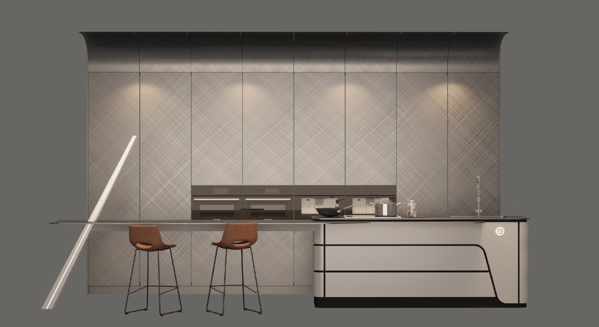 2021广州设计周|法迪奥不锈钢橱柜荣获高定展设计之巅奖